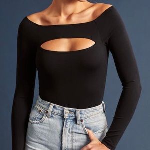 NWT Abercrombie & Fitch Seamless Off-The-Shoulder Bodysuit